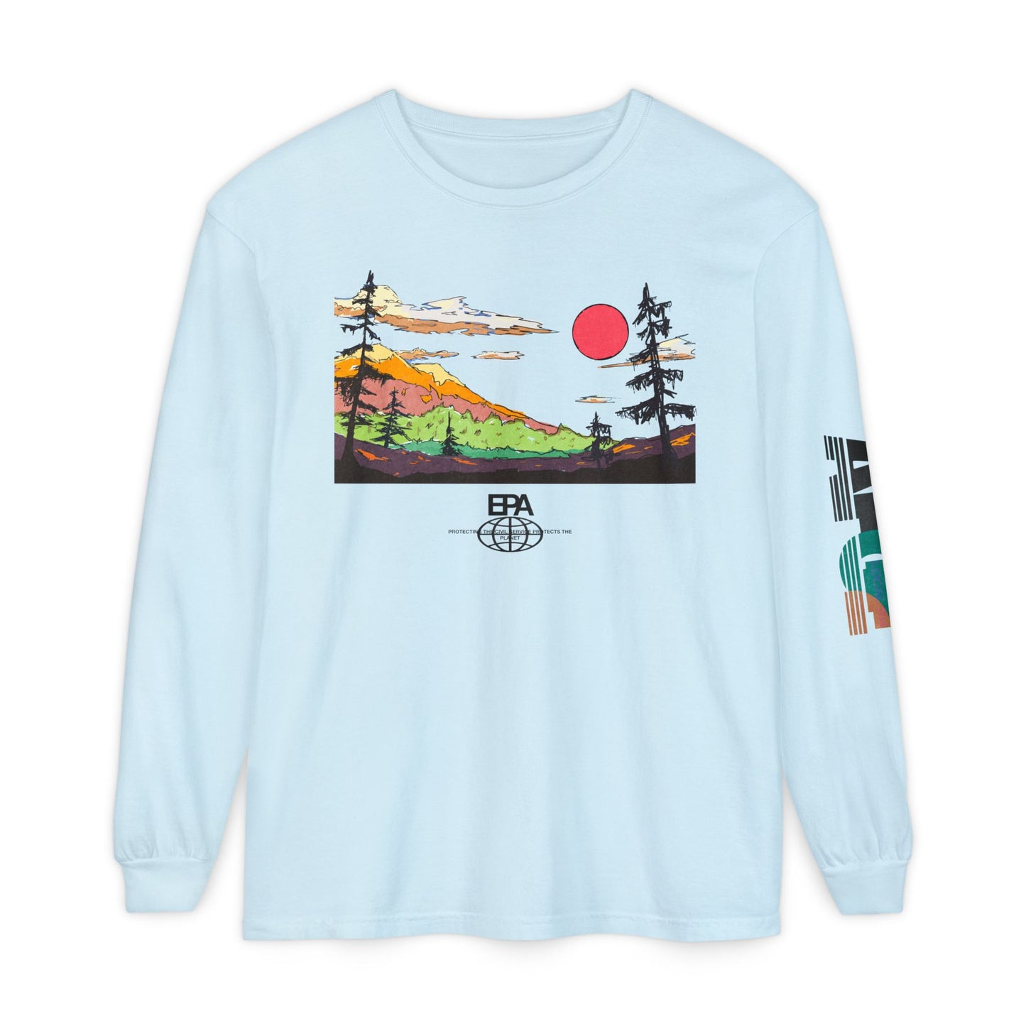 Nature EPA Unisex Long Sleeve T-Shirt with AFGE Logo