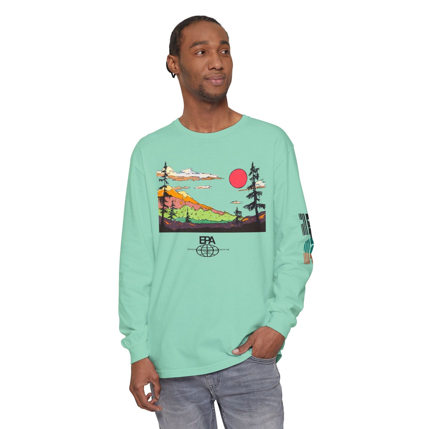 Nature EPA Unisex Long Sleeve T-Shirt with AFGE Logo