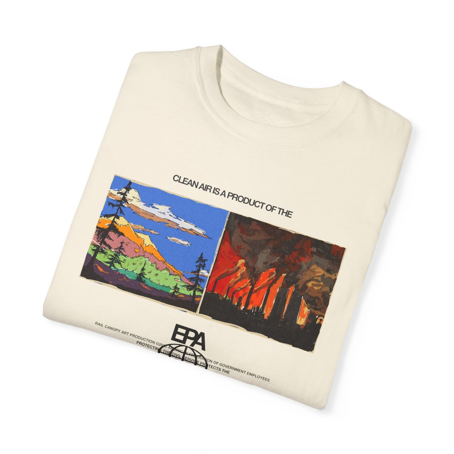 Clean Air is Product of the EPA Unisex T-shirt (Comfort Colors)