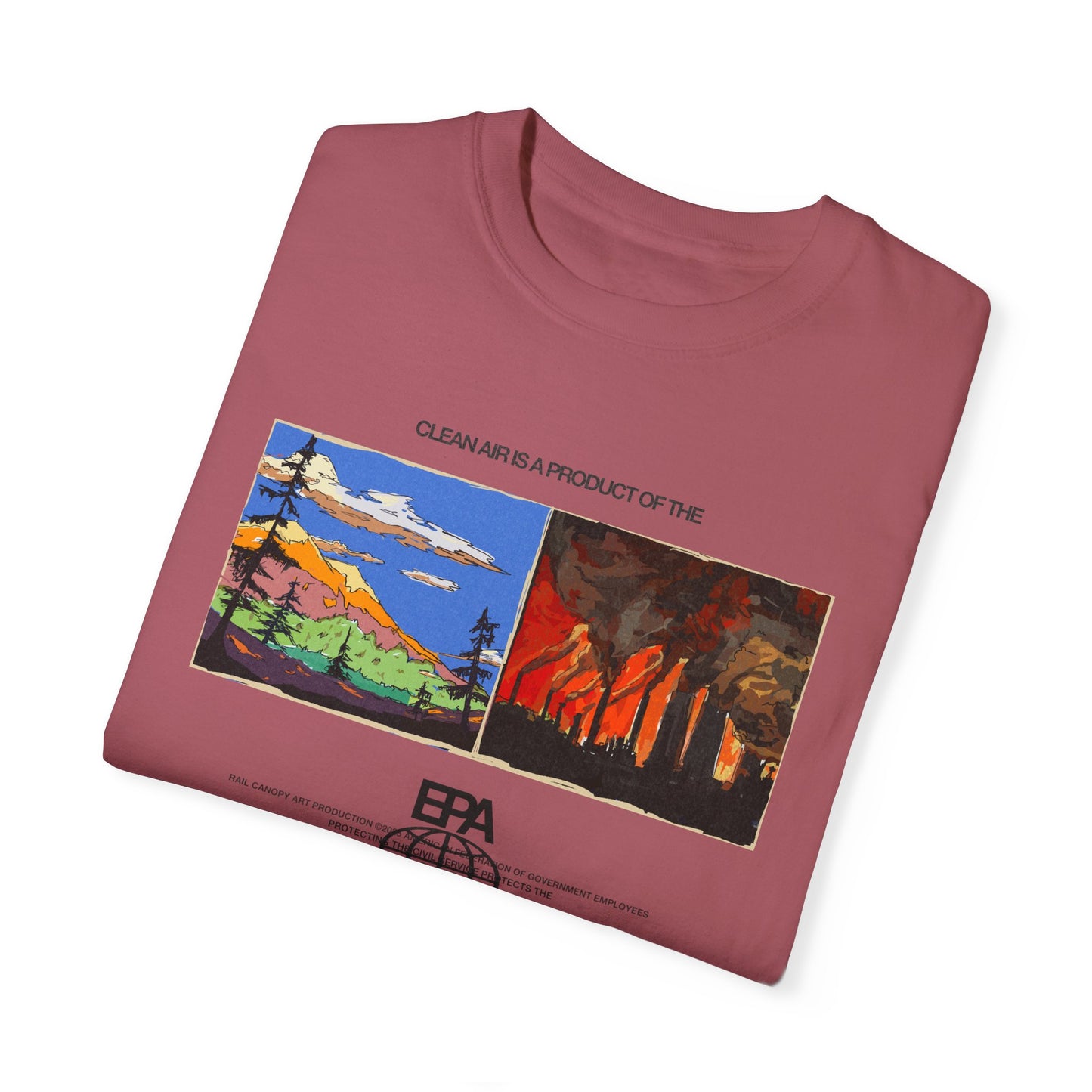 Clean Air is Product of the EPA Unisex T-shirt (Comfort Colors)