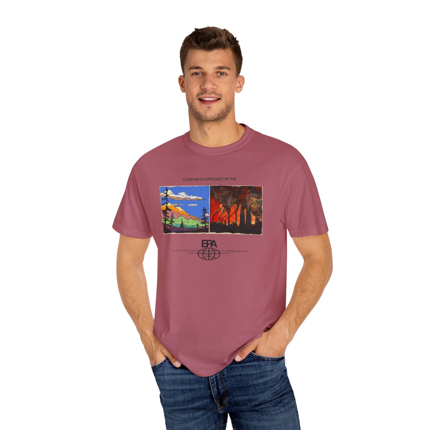 Clean Air is Product of the EPA Unisex T-shirt (Comfort Colors)
